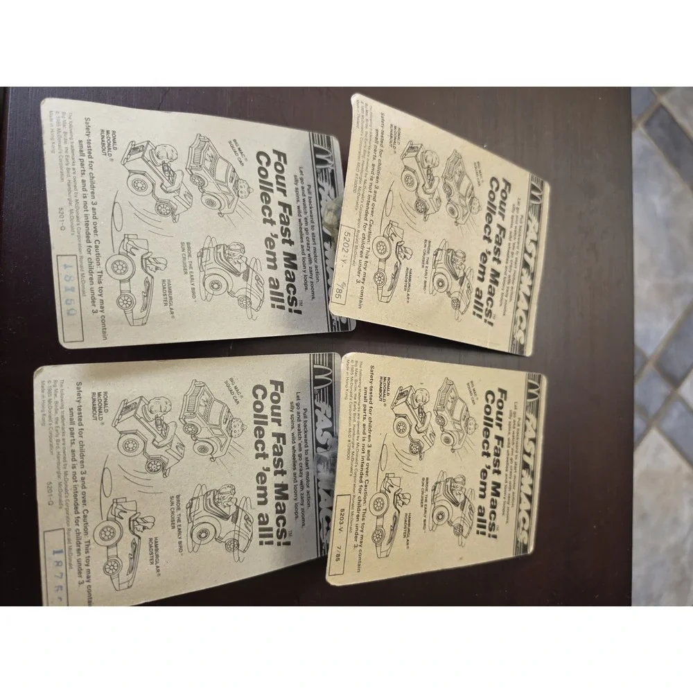 McDonalds 1985 mcdonald